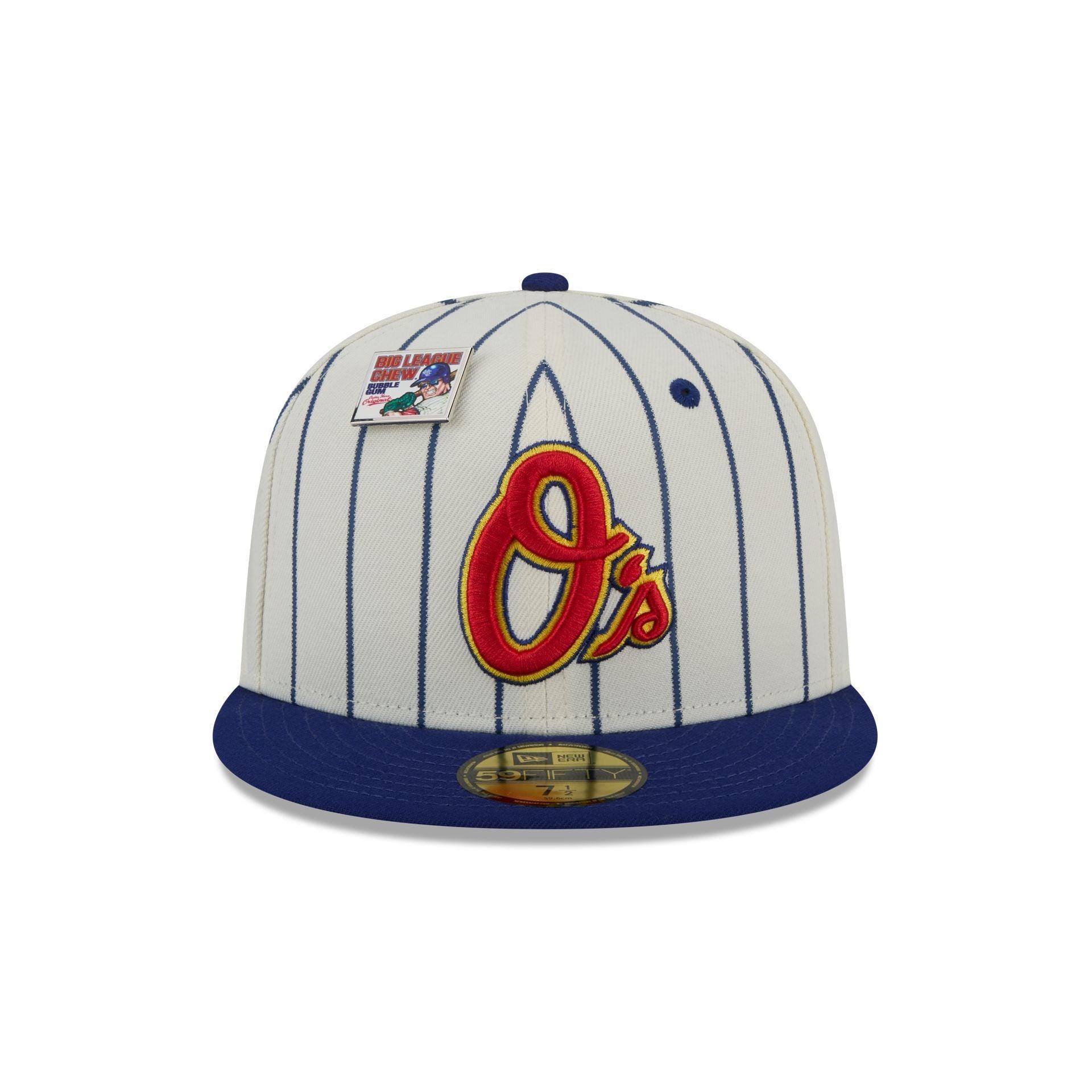 Big League Chew X Baltimore Orioles Pinstripe 59FIFTY Fitted Hat Male Product Image