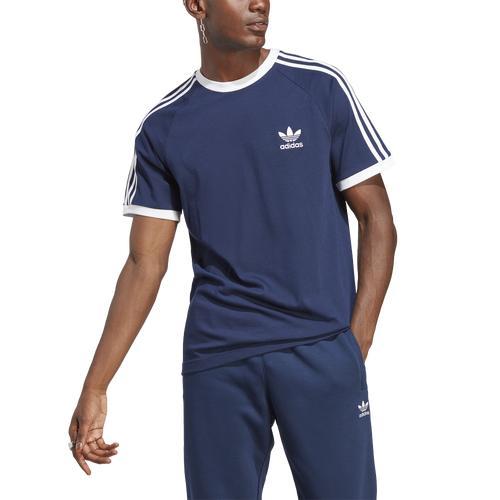 adidas Adicolor Classics 3-Stripes Tee Night Indigo 2XL Mens Product Image