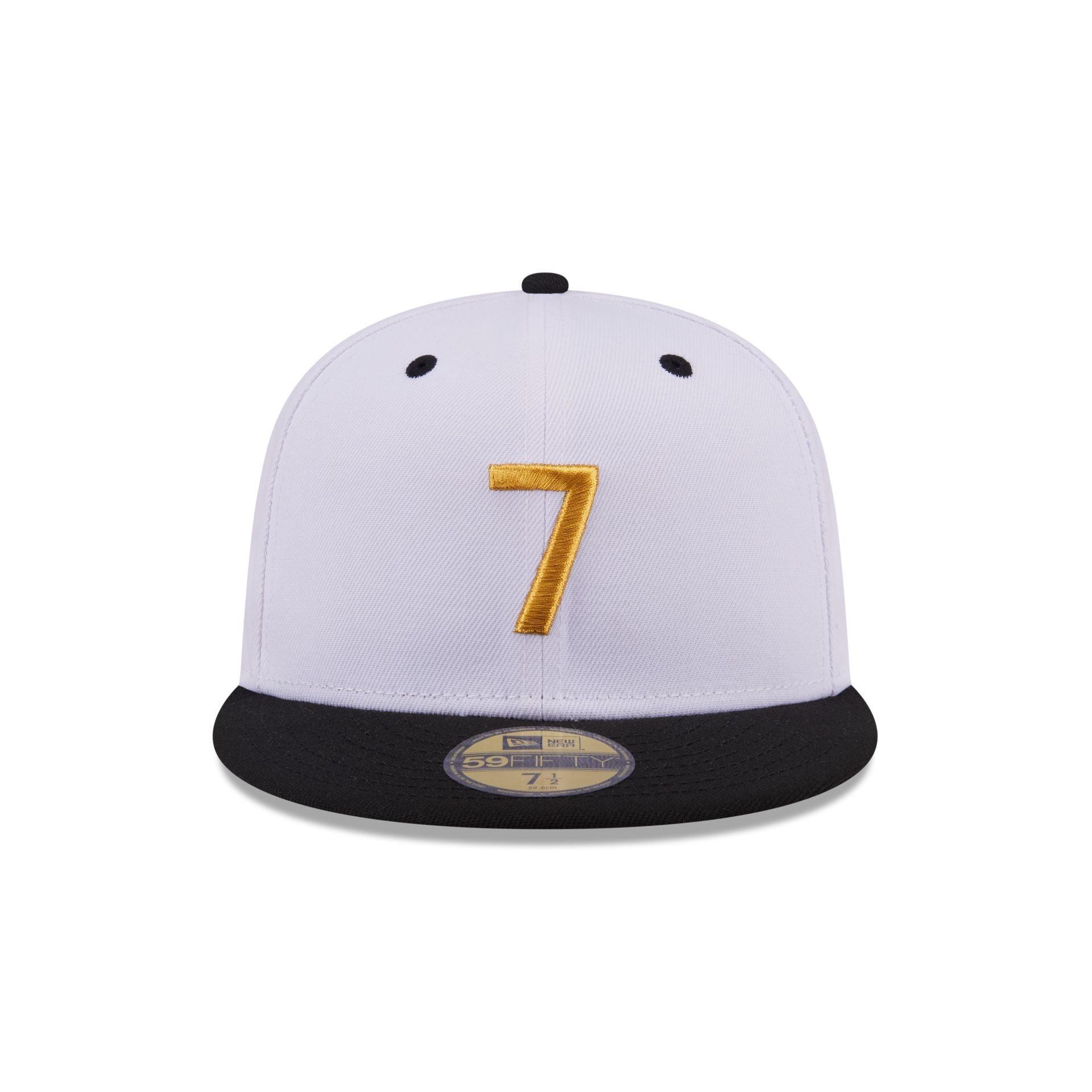 New Era Cap Signature Size 7 White 59FIFTY Fitted Male Product Image