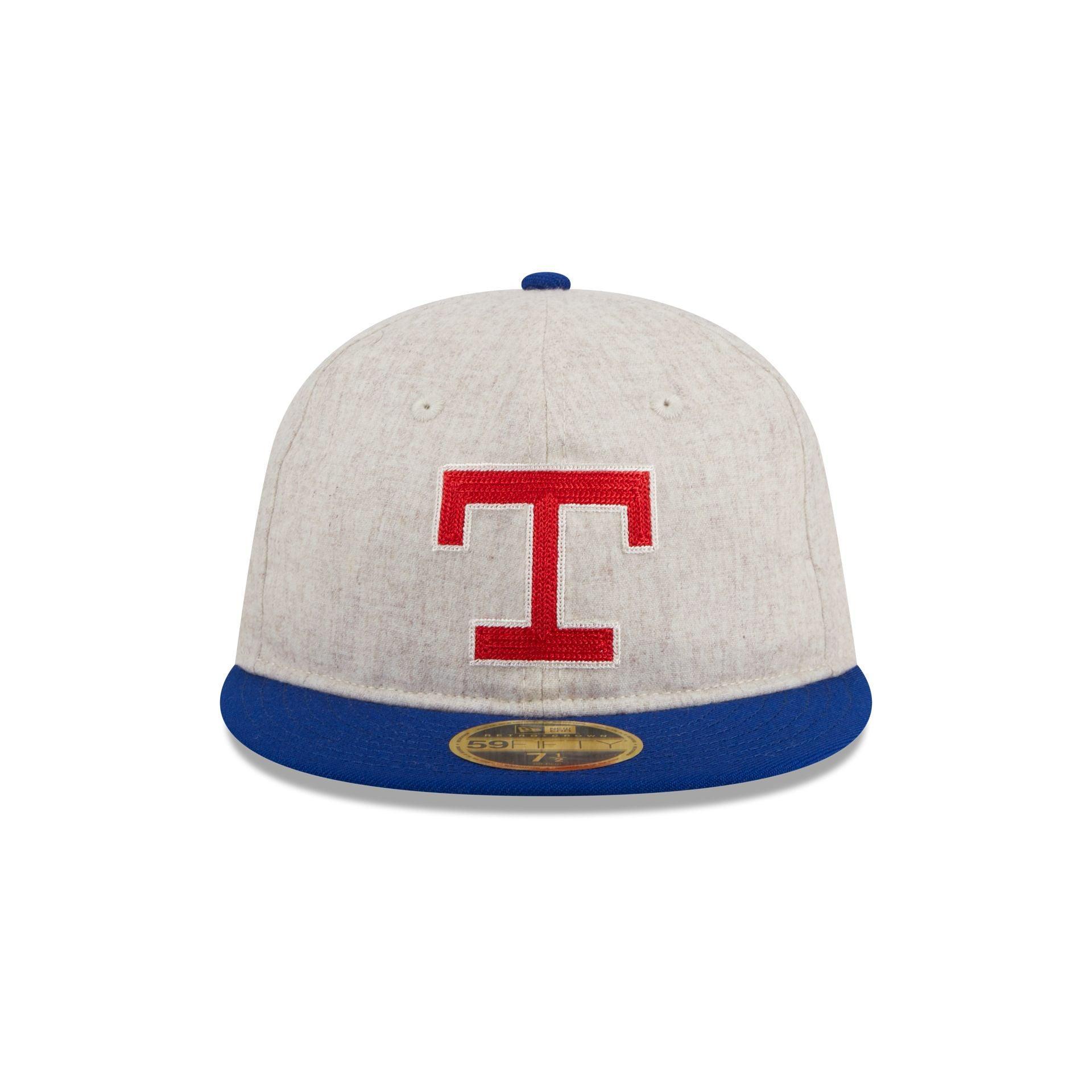 Texas Rangers Melton Wool Retro Crown 59FIFTY Fitted Hat Male Product Image