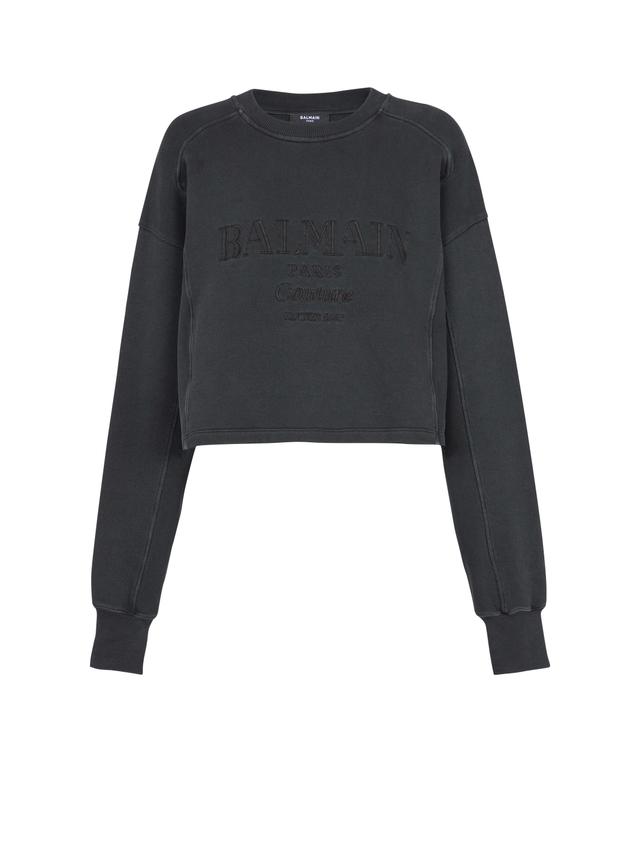 Balmain Couture embroidered sweatshirt Product Image