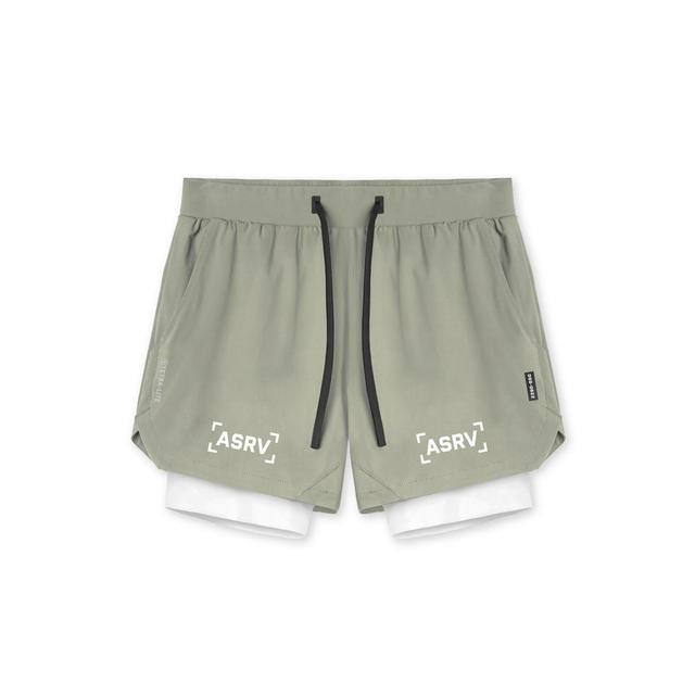 0622. TETRA-LITE™ 5" Liner Short - Sage/White Product Image