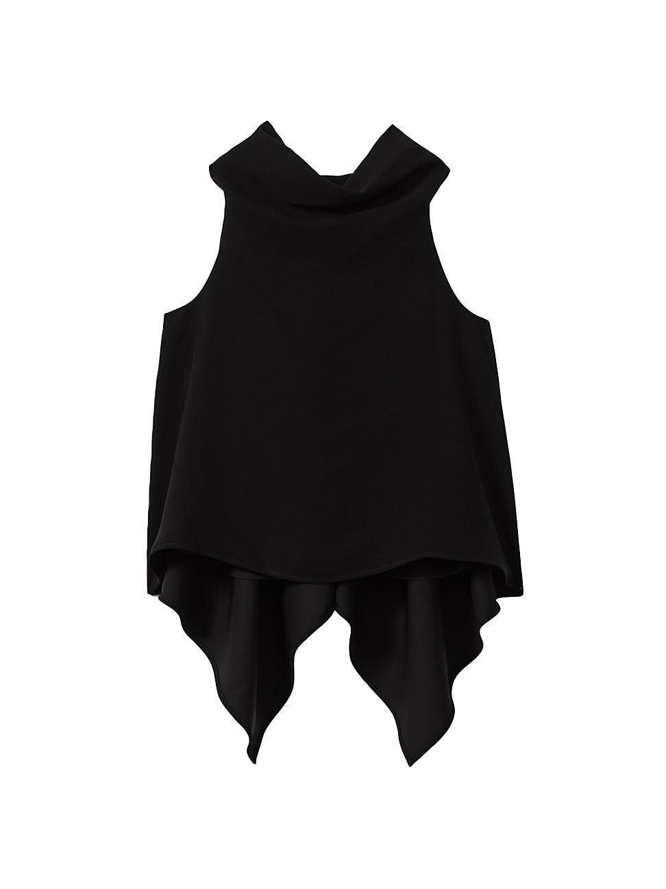 Womens Simone Envelope-Back Crepe Top Product Image