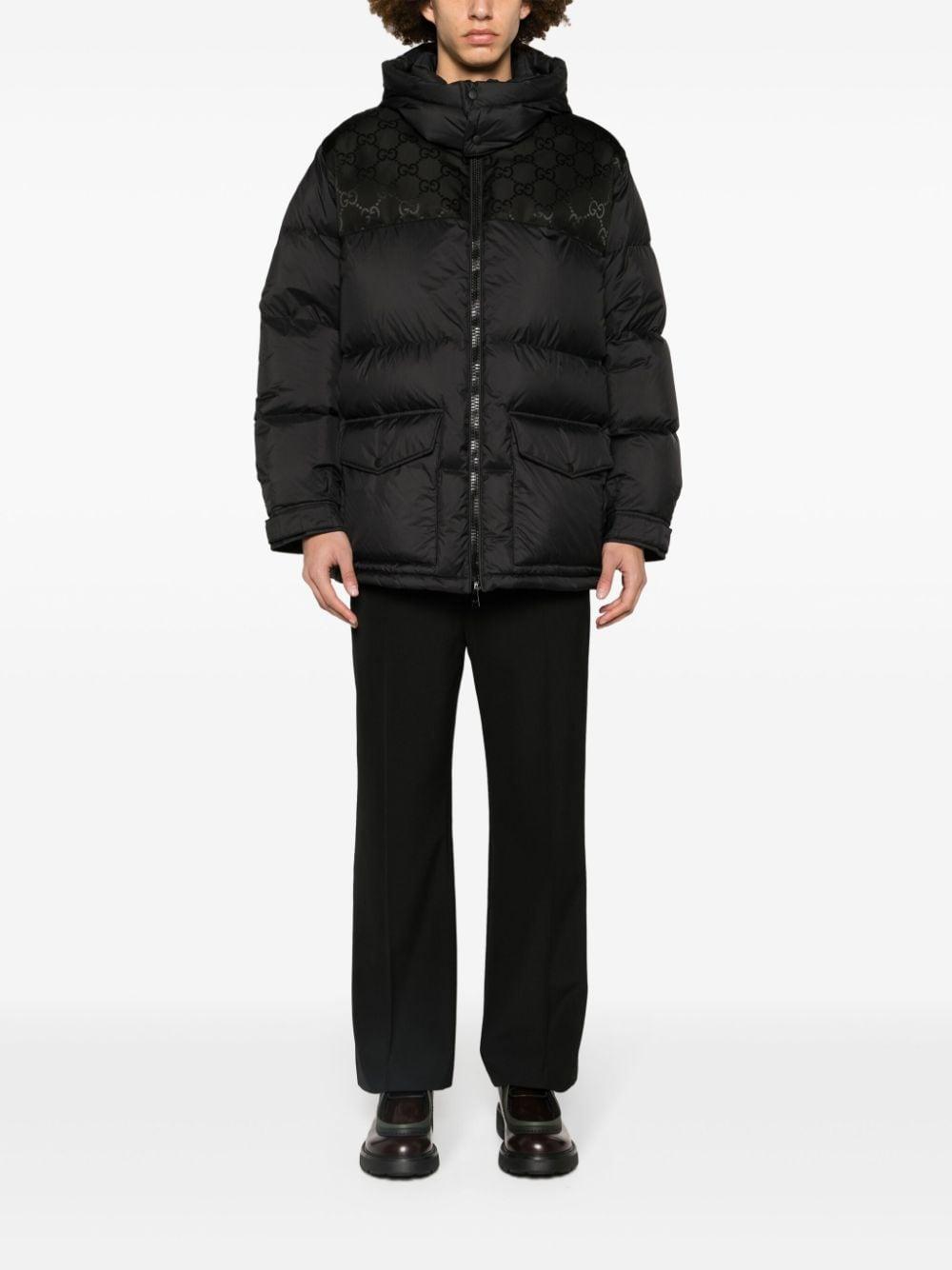 GUCCI Black Jumbo Gg Down Jacket Product Image