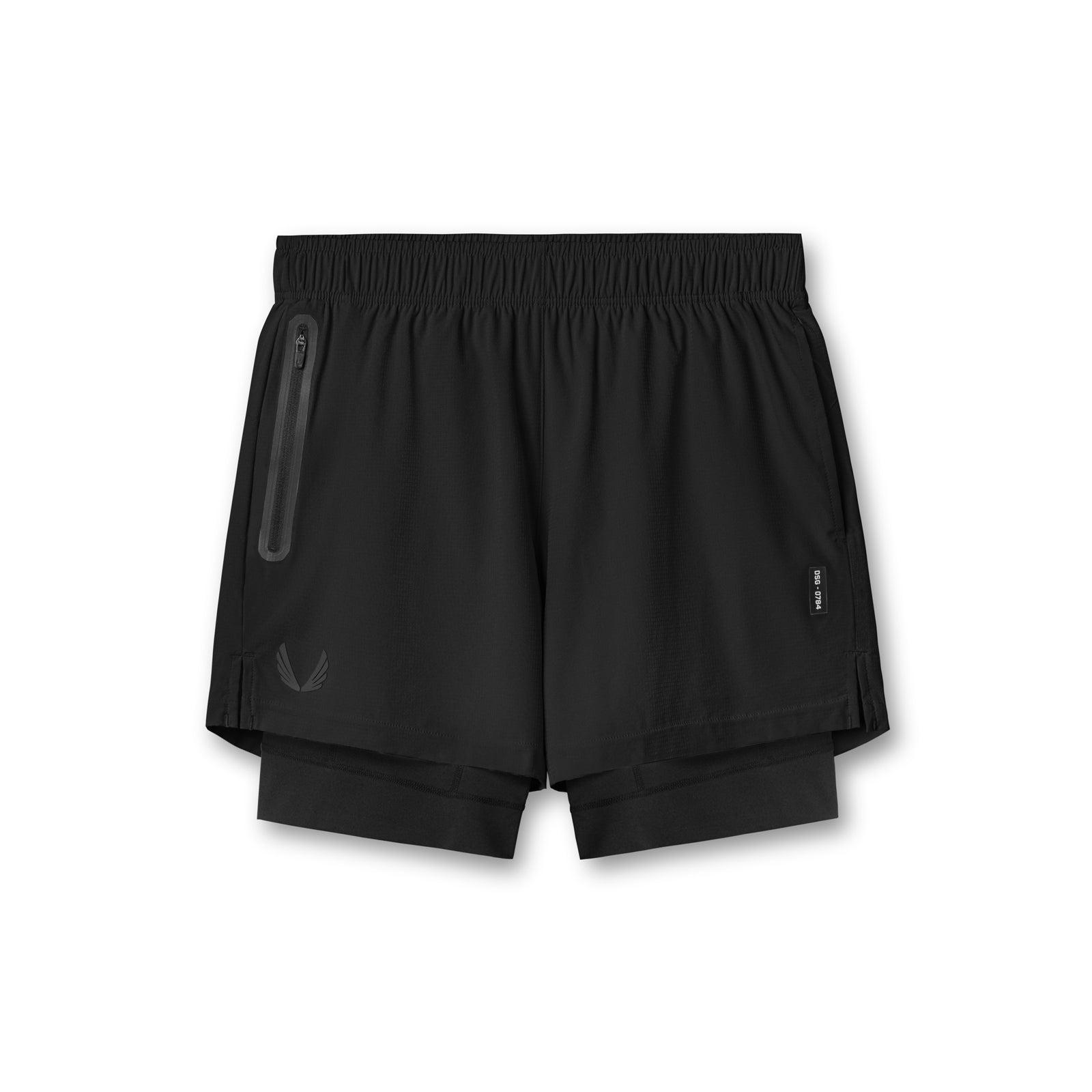 0784. Ultralite™ 6" Liner Short   - Dusk Black/Black Product Image