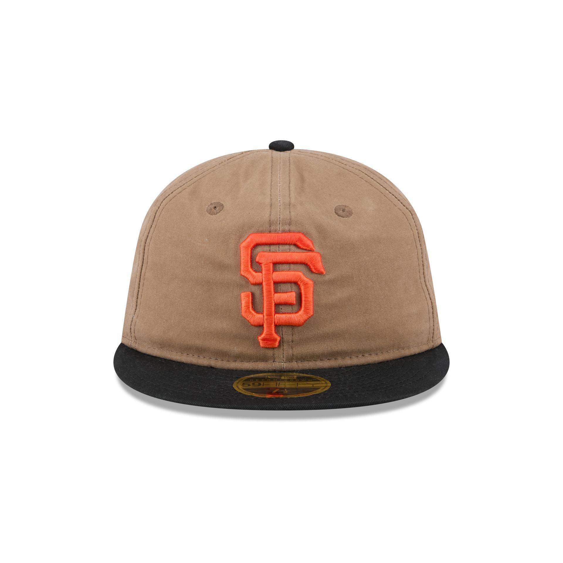 San Francisco Giants Wax Canvas Retro Crown 59FIFTY Fitted Hat Male Product Image