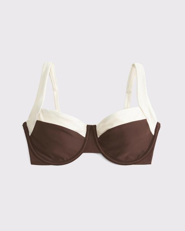 Curve Love Wide Strap Underwire Bikini Top Product Image