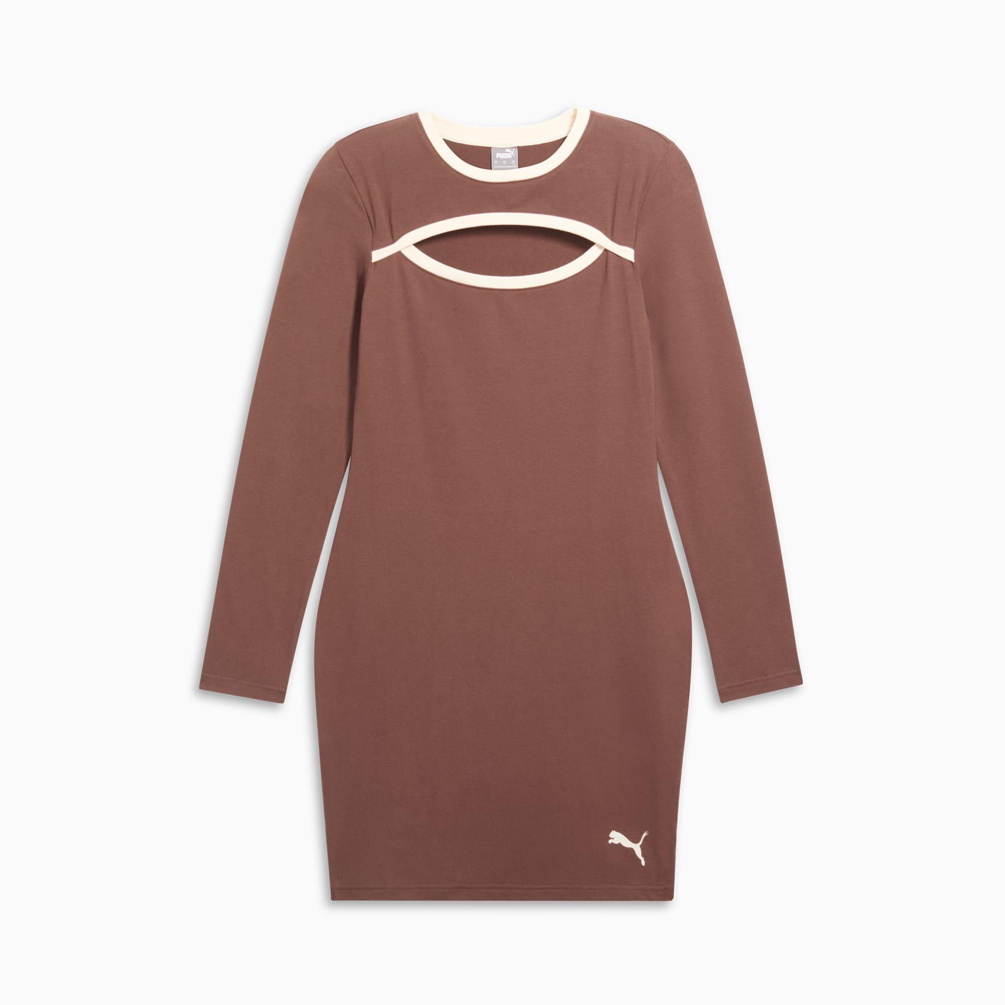 HER Long Sleeve Trim Women's Dress Product Image