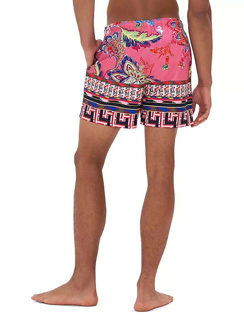 Printed Mid-Length Board Shorts Product Image