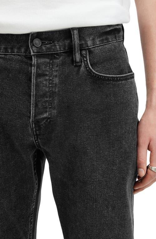 ALLSAINTS Iggy Slim Fit Stretch Denim Jeans In Washed Black Product Image