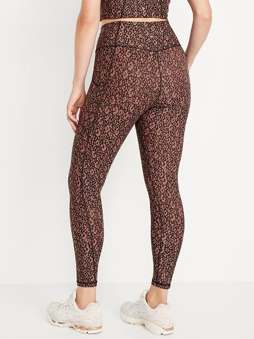 High-Waisted PowerSoft Ribbed Leggings Product Image