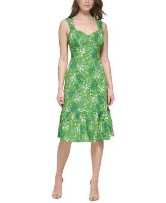 Women's Floral-Print Midi Dress Product Image