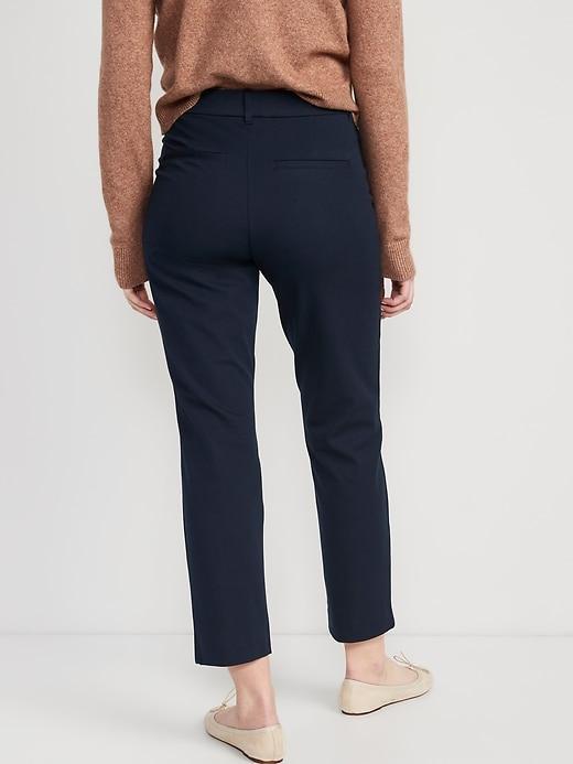 High-Waisted Pixie Straight Pants Product Image