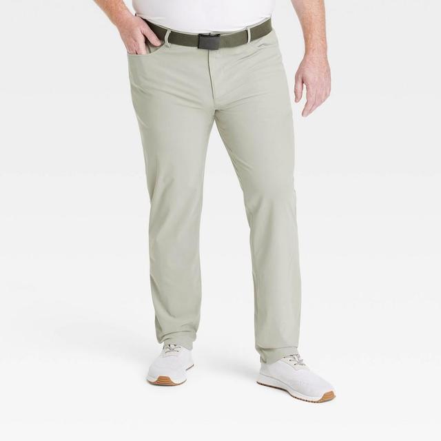 Mens Big & Tall Golf Slim Pants - All in Motion Light 34x34 Product Image