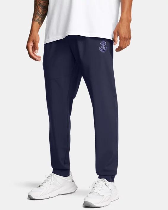 Mens UA Stretch Woven Collegiate Pants Product Image