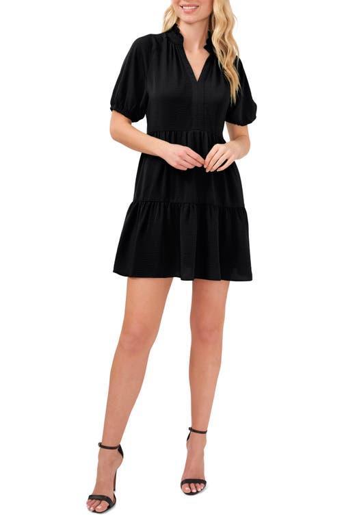 CeCe Tiered Ruffle Minidress Product Image