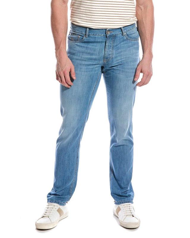 Traditional Fit Jean In Blue Product Image