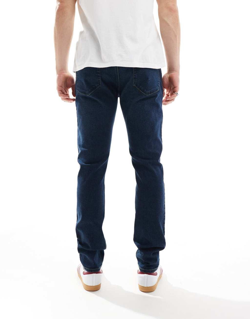 French Connection skinny fit jeans in dark indigo Product Image