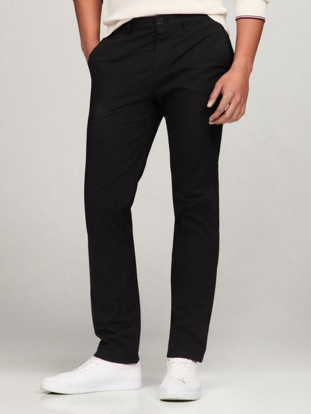 Tommy Hilfiger Men's Slim Fit Elastic Waist Chino - Black - 34W x 34L Product Image