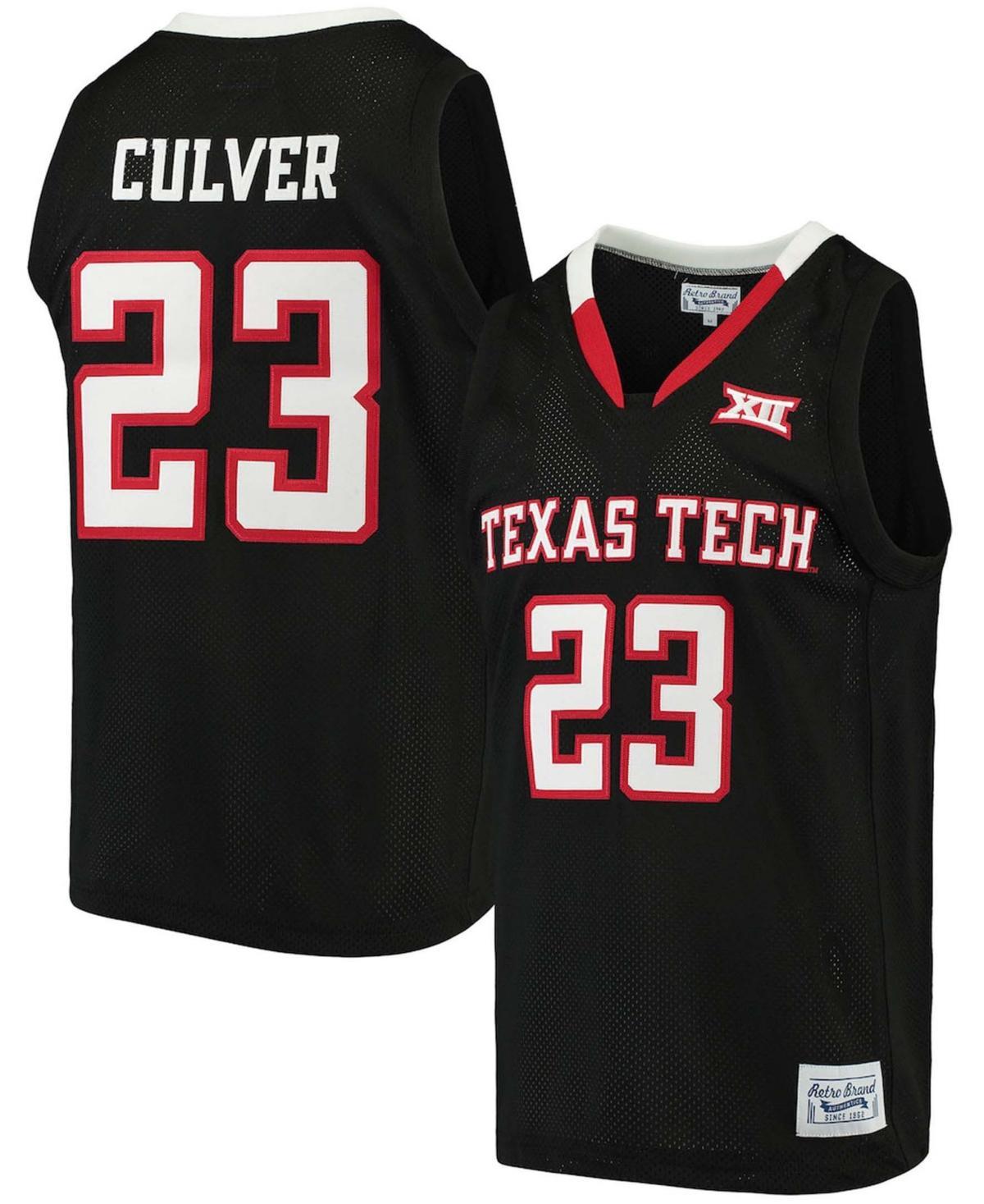 Mens Original Retro Brand Jarrett Culver Texas Tech Red Raiders Alumni Basketball Jersey Product Image