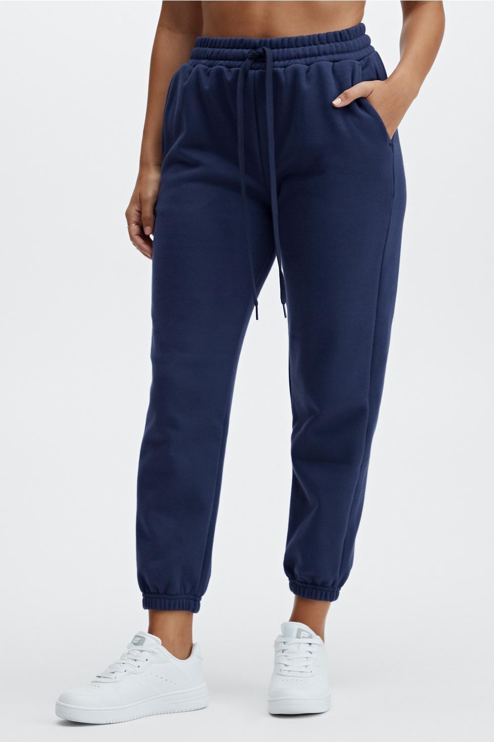 Fabletics Go-To Sweatpant Womens blue plus Size 4X Product Image