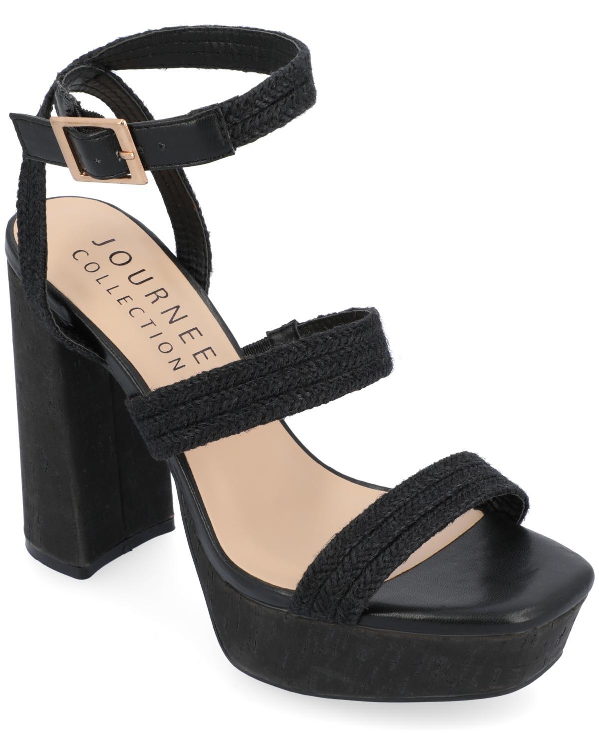 Journee Collection Womens Sienne Platform Sandals Product Image