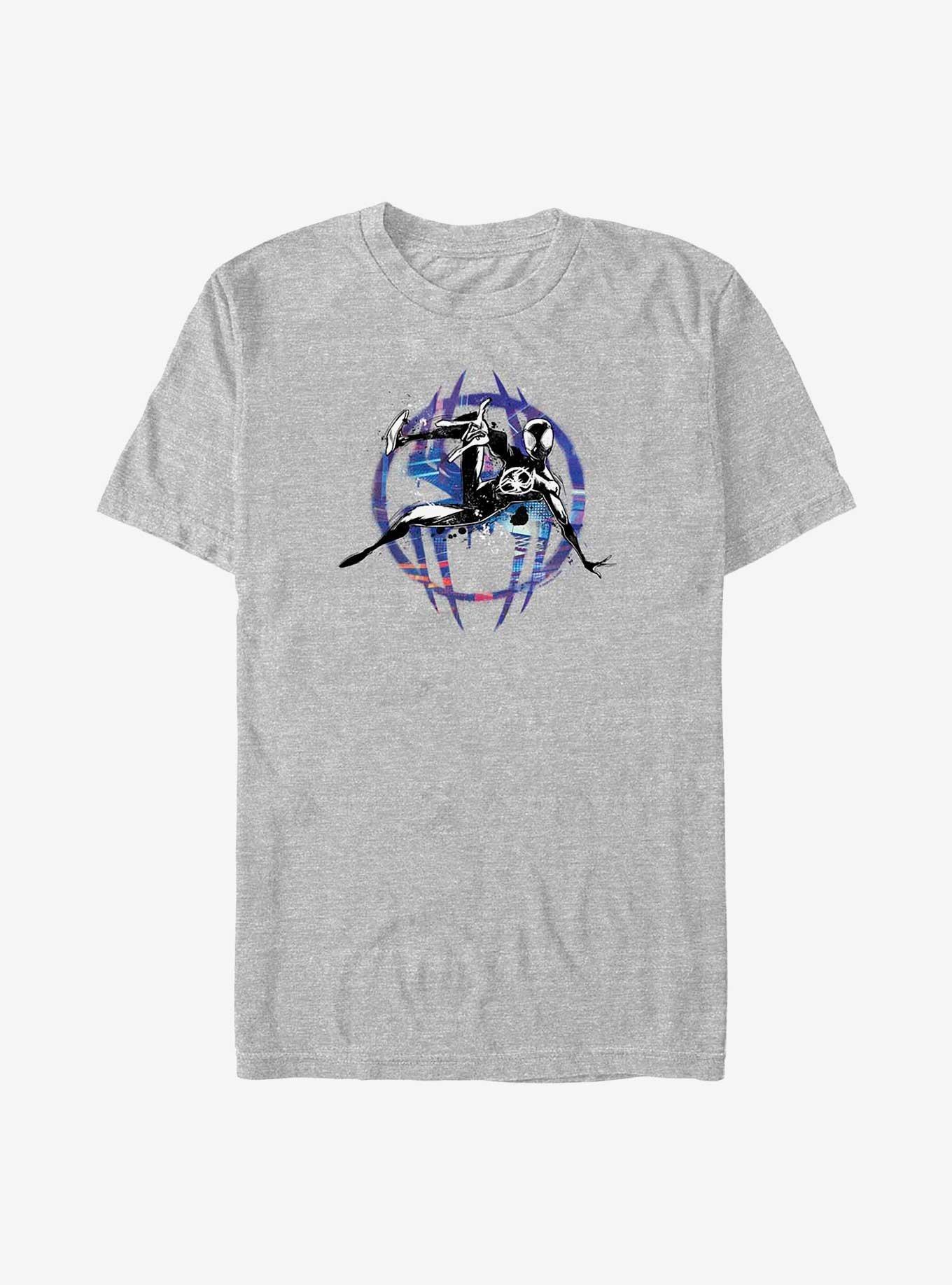 Marvel Spider-Man: Across the Spider-Verse Hanging Spider-Man Big & Tall T-Shirt Product Image