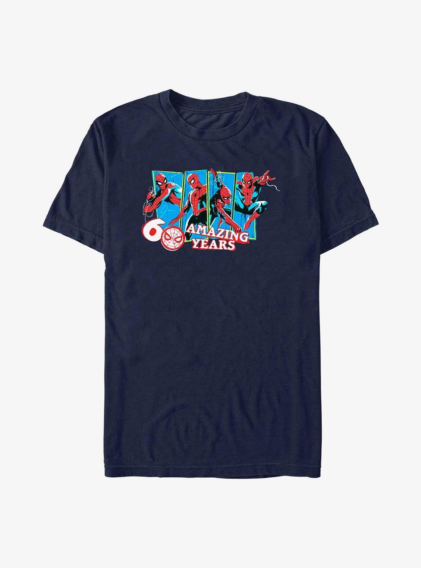 Marvel Spider-Man 60th Anniversary 60 Amazing Years T-Shirt Product Image