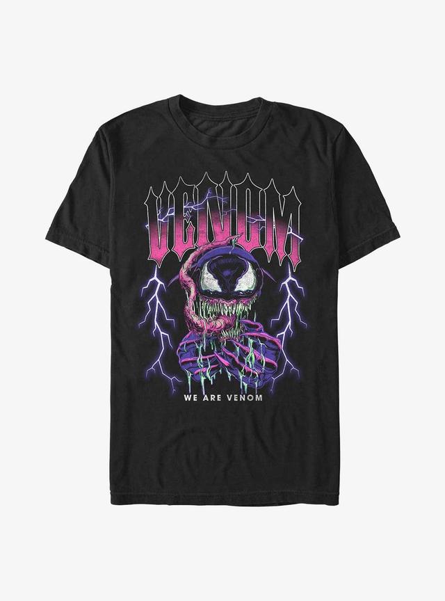 Marvel Spider-Man Lightning Venom Metal Extra Soft T-Shirt Product Image