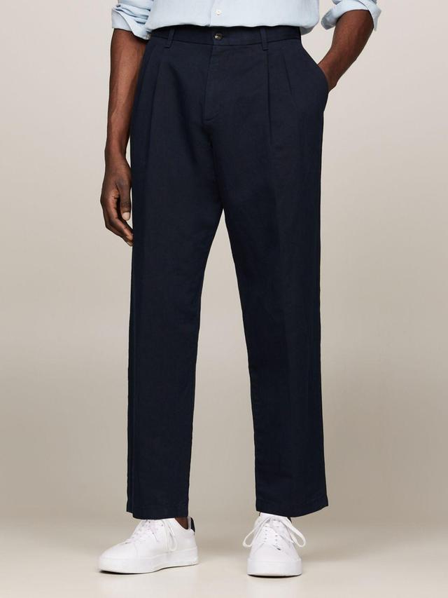 Womens Relaxed Trousers with Raw Edge Detail Product Image