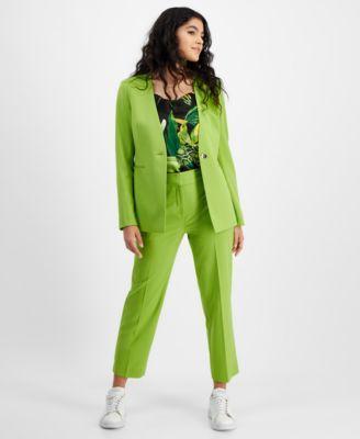 Bar Iii Womens One Button Jacket Printed Camisole Pants Created For Macys Product Image