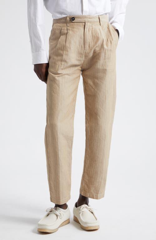 Massimo Alba Strall02 Double Pleat Linen & Cotton Pants Product Image