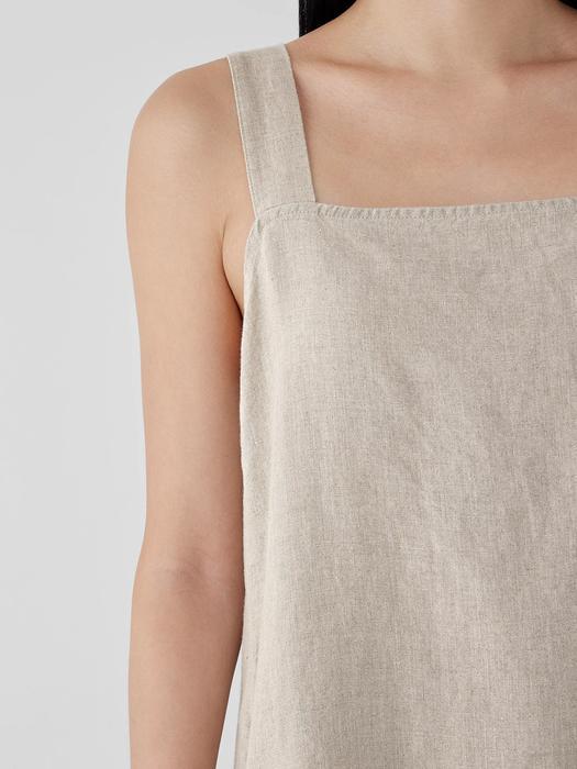 Organic Linen Square Neck Dress Product Image