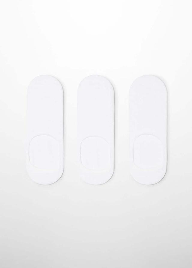 MANGO MAN - 3-pack of invisible socks whiteMen Product Image