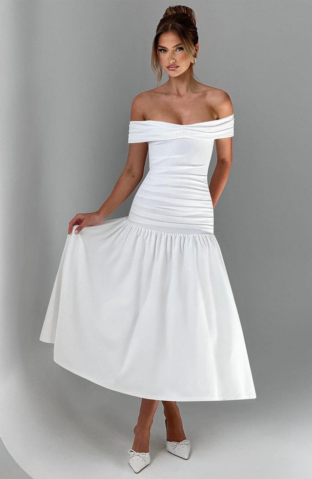 Wilhelmina Midaxi Dress - Ivory Product Image