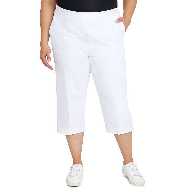 Womens Alfred Dunner Denim Capri Pants Product Image