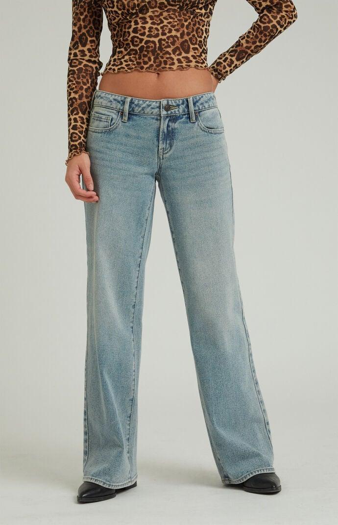 Women's Tinted Low Rise Girlfriend Jeans Product Image