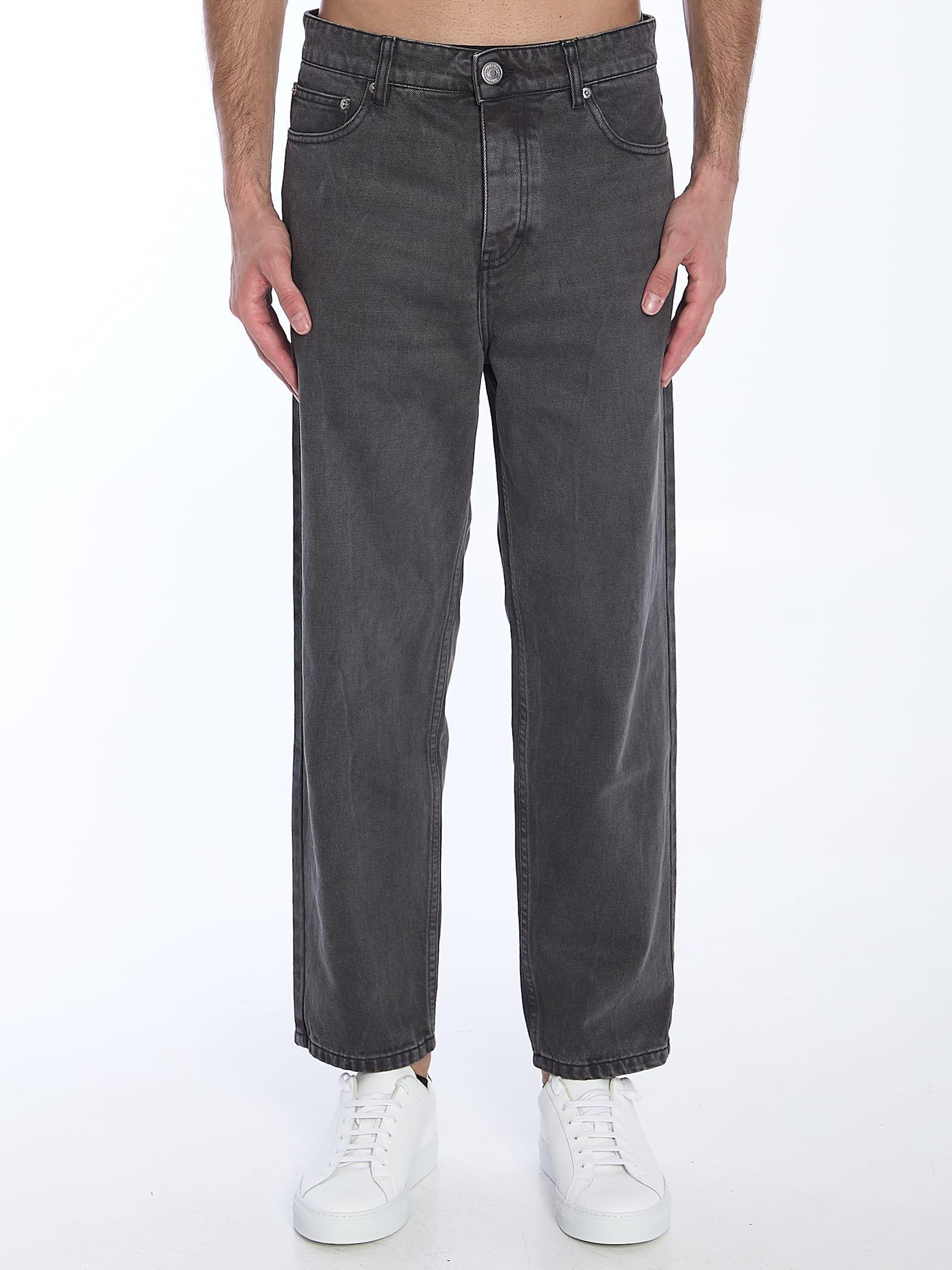 AMI ALEXANDRE MATTIUSSI Tapered Jeans In Black Product Image