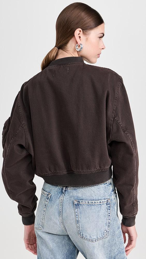 ICON DENIM LA Ivy Denim Bomber | Shopbop Product Image