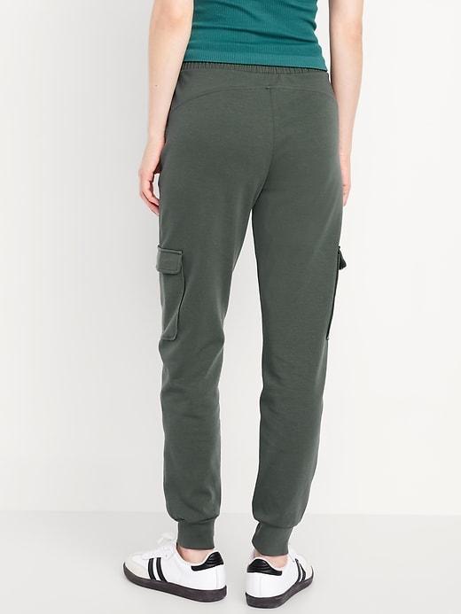 High-Waisted Dynamic Fleece Cargo Joggers Product Image