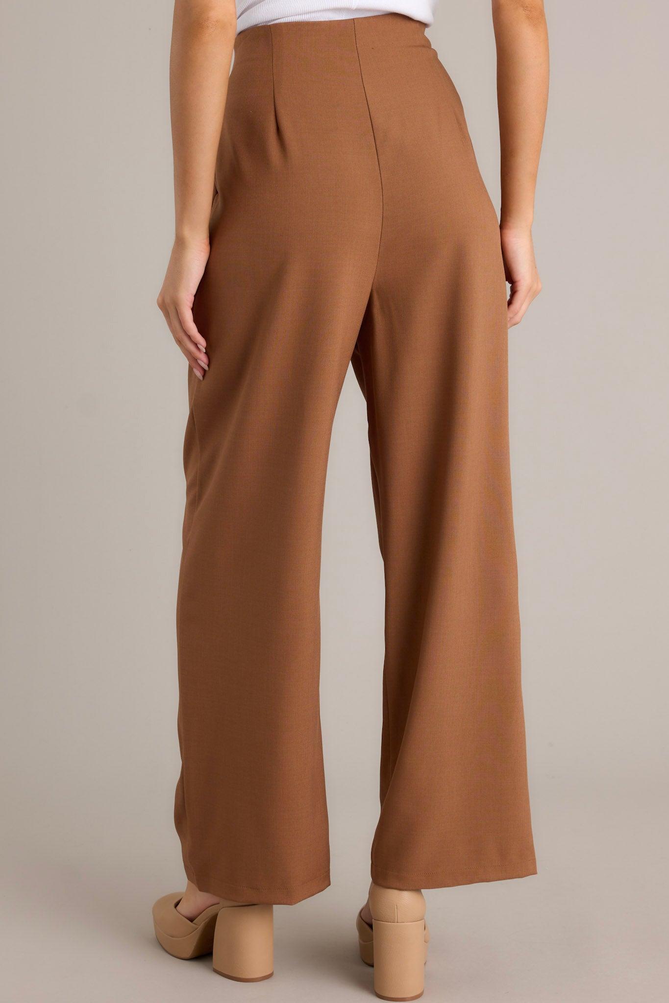 Urban Uproar Coffee Straight Leg Pants Product Image