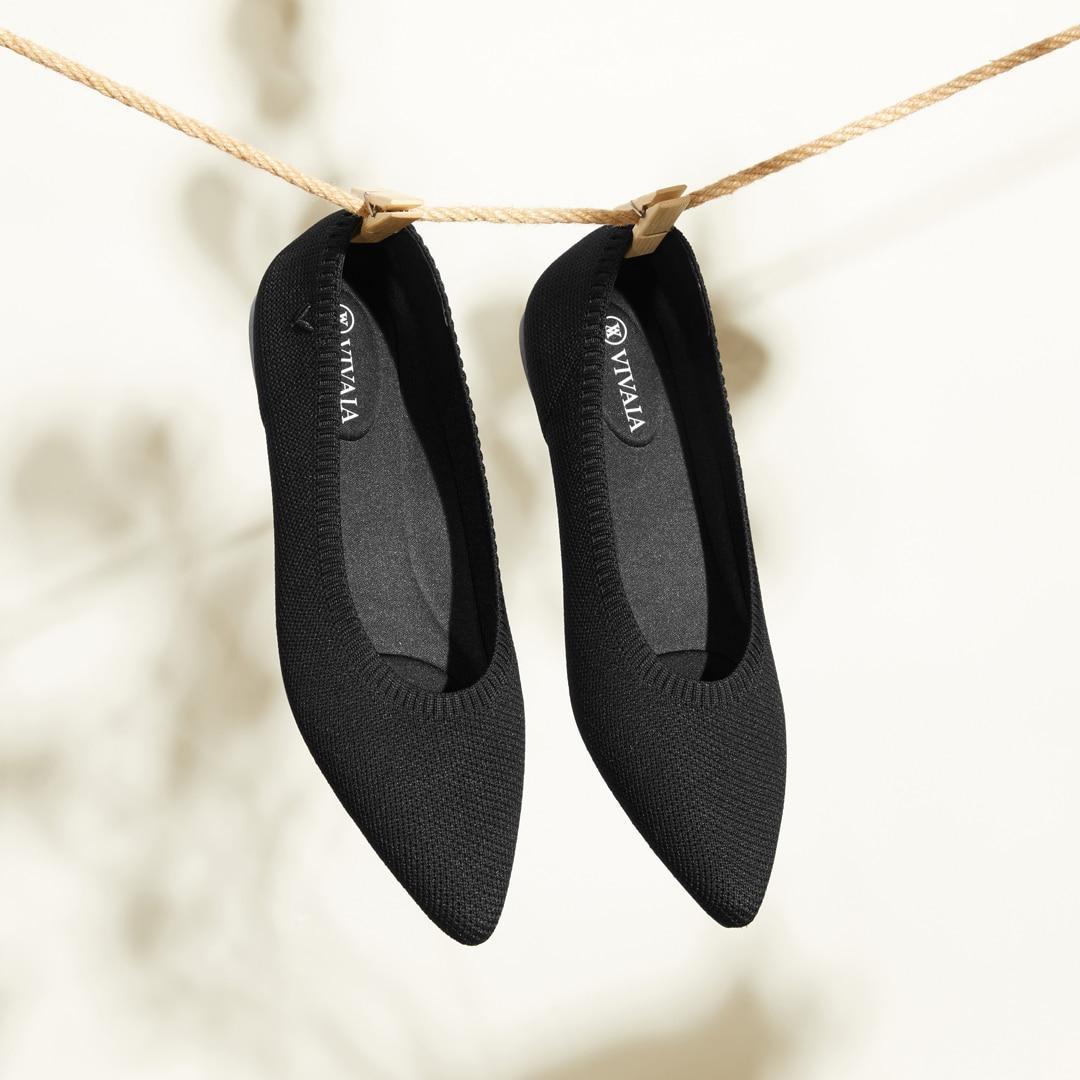 Pointed-Toe Ballet Flats (Aria 5°) Product Image