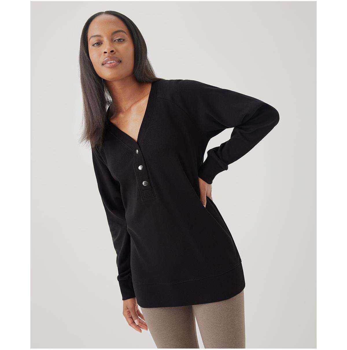 Womens Airplane Button Tunic S Product Image