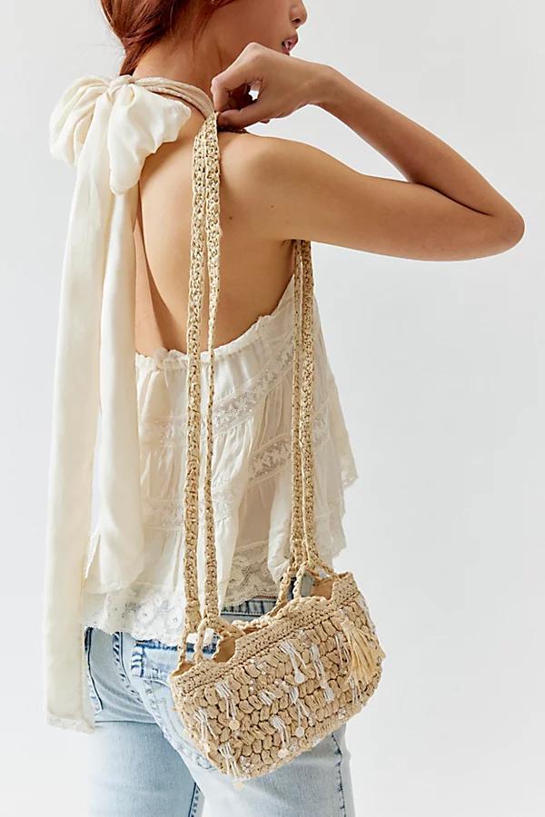 Kimchi Blue Beaded Raffia Crossbody Bag Womens at Urban Outfitters Product Image