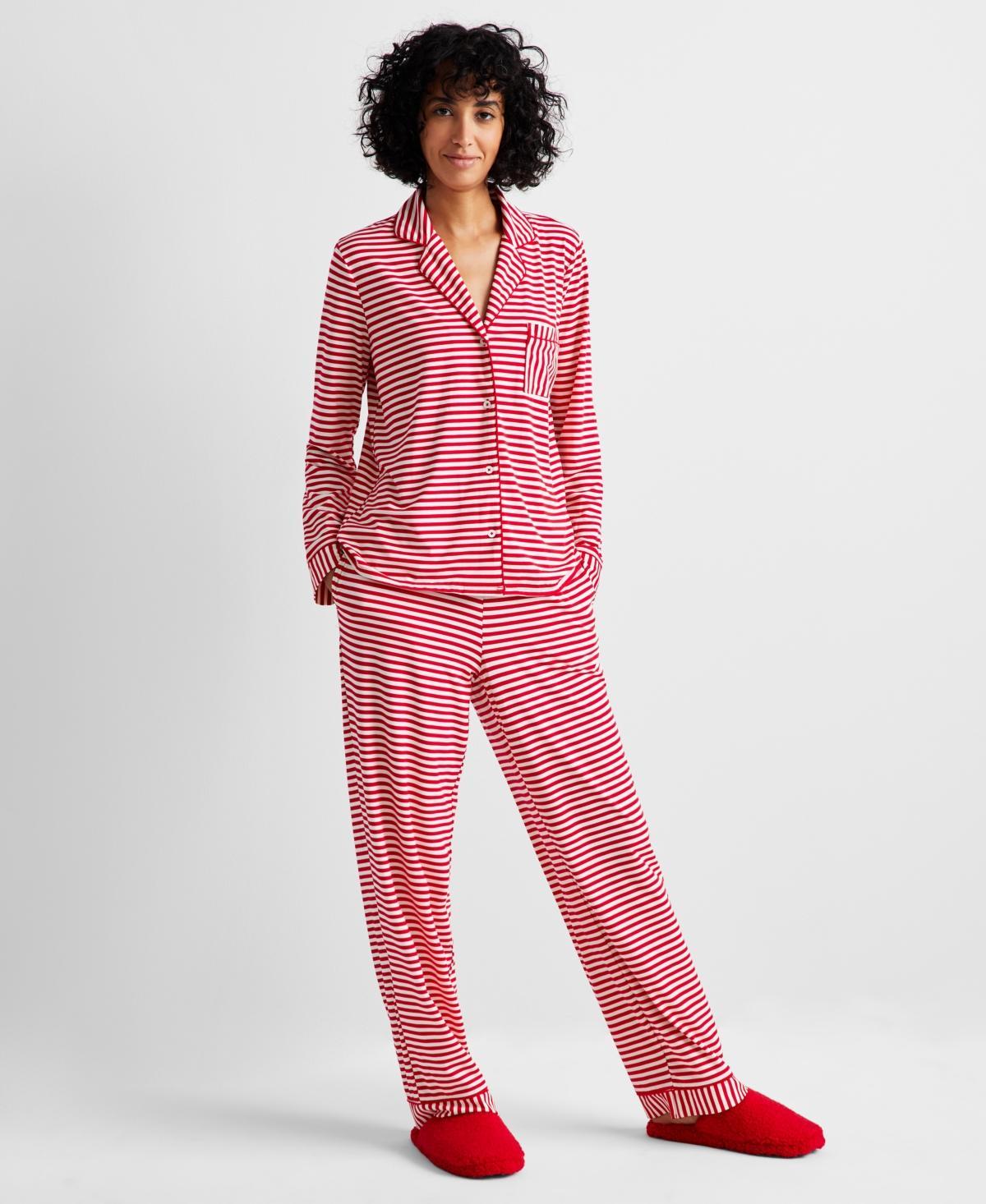 State of Day Womens Packaged Notched-Collar Pajama Set Xs-3X, Created for Macys Product Image