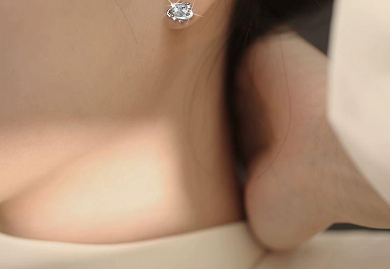 Rhinestone Alloy Stud Earring (Various Designs) Product Image