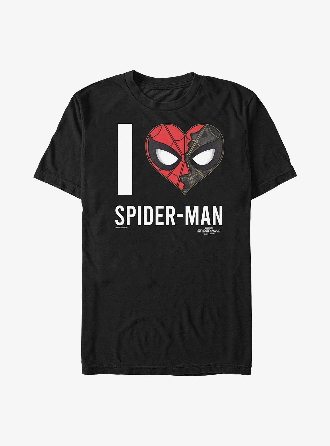 Marvel Spider-Man: No Way Home I Heart Spider-Man T-Shirt Product Image