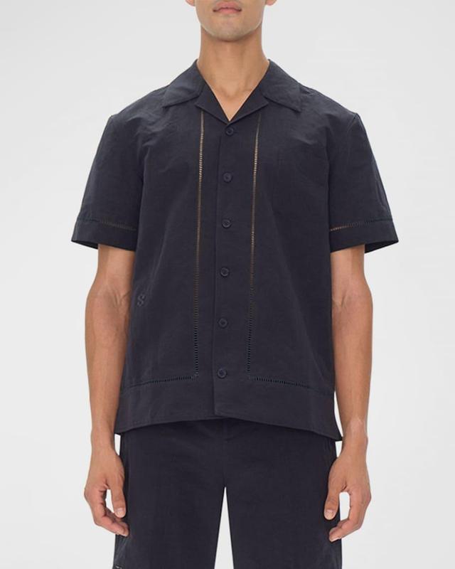 Mens Marco Linen-Cotton Camp Shirt Product Image