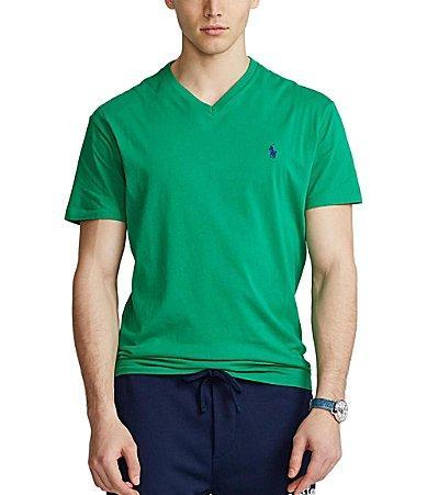 Men's Classic-fit Jersey V-neck T-shirt In Garden Pink Product Image