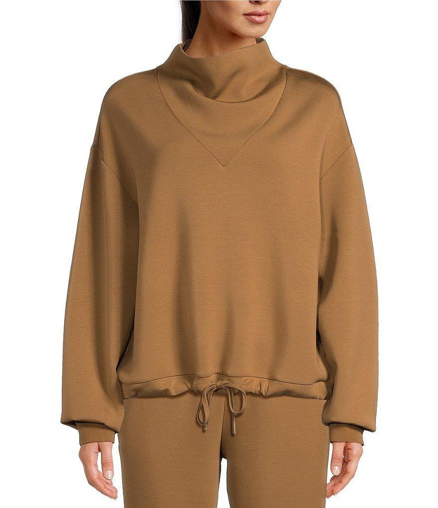 Varley Betsy Sweat Cowl High Neck Shirt Product Image